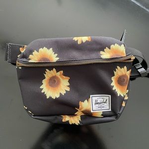 Herschel classic Hip Pack - sunflowers